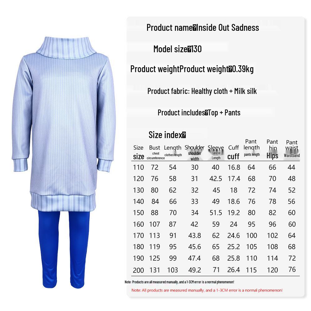 Inside Out Lele Cosplay Costume for Kids - Halloween & Stage Performance