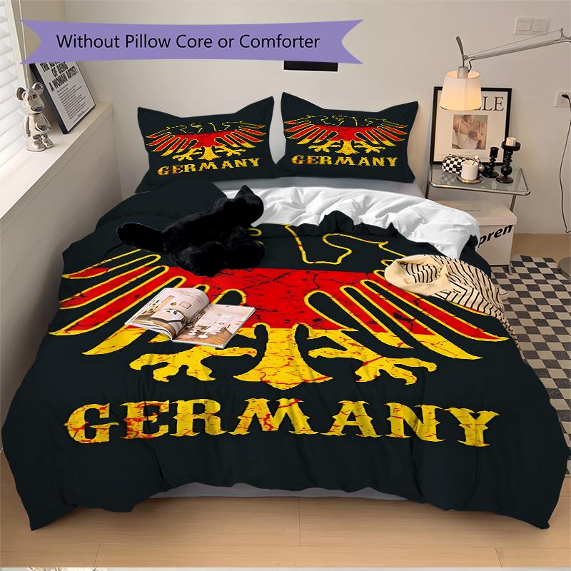 3Pcs Eagle Germany Flag Bedding Sets For All Sizes New 3D Printed Bed Cover Comforter Duvet Cover Pillowcase Bedroom Decoration