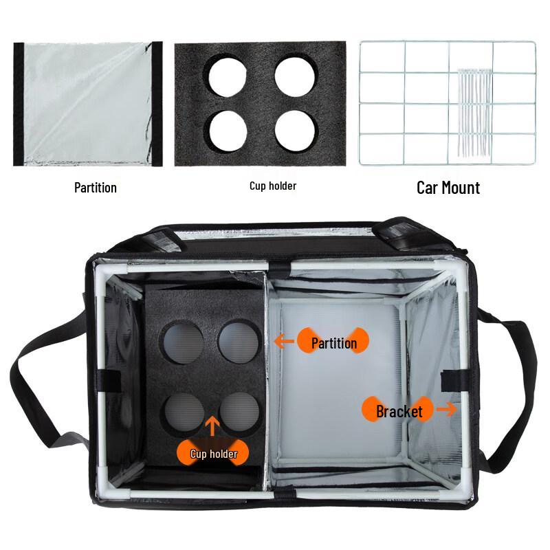 Tiemoyun Magnetic Insulated Food Delivery Box