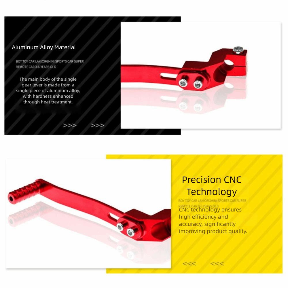 Folding Design Gear Shift Lever Aluminum Material Aluminum Gear Lever  Motorcycle Bikes