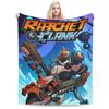 Relax Ratchets And Clanks Gift for Game Fans Blanket Merch Sofa Decorative Blanket Throw Super Warm Flannel for Travel