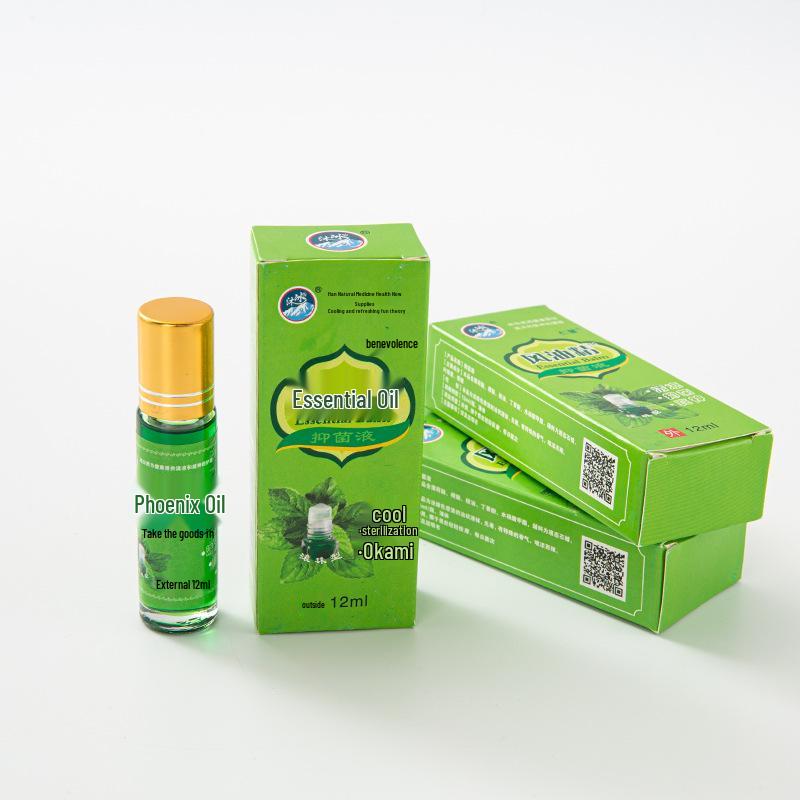 Fengyoujing Kylande Olja Roll-On: Myggavvisande, Klådstillande och Anti-Trötthetsspray