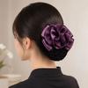 Korean Style Ballet Hair Net Updo Styling Tool Crochet Hair Bun Cover New Bow Hair Net  For Work