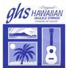 GHS Strings Ghs Hawaiian Ukulele Strings (Concert/Standard), Black Nylon, H-10