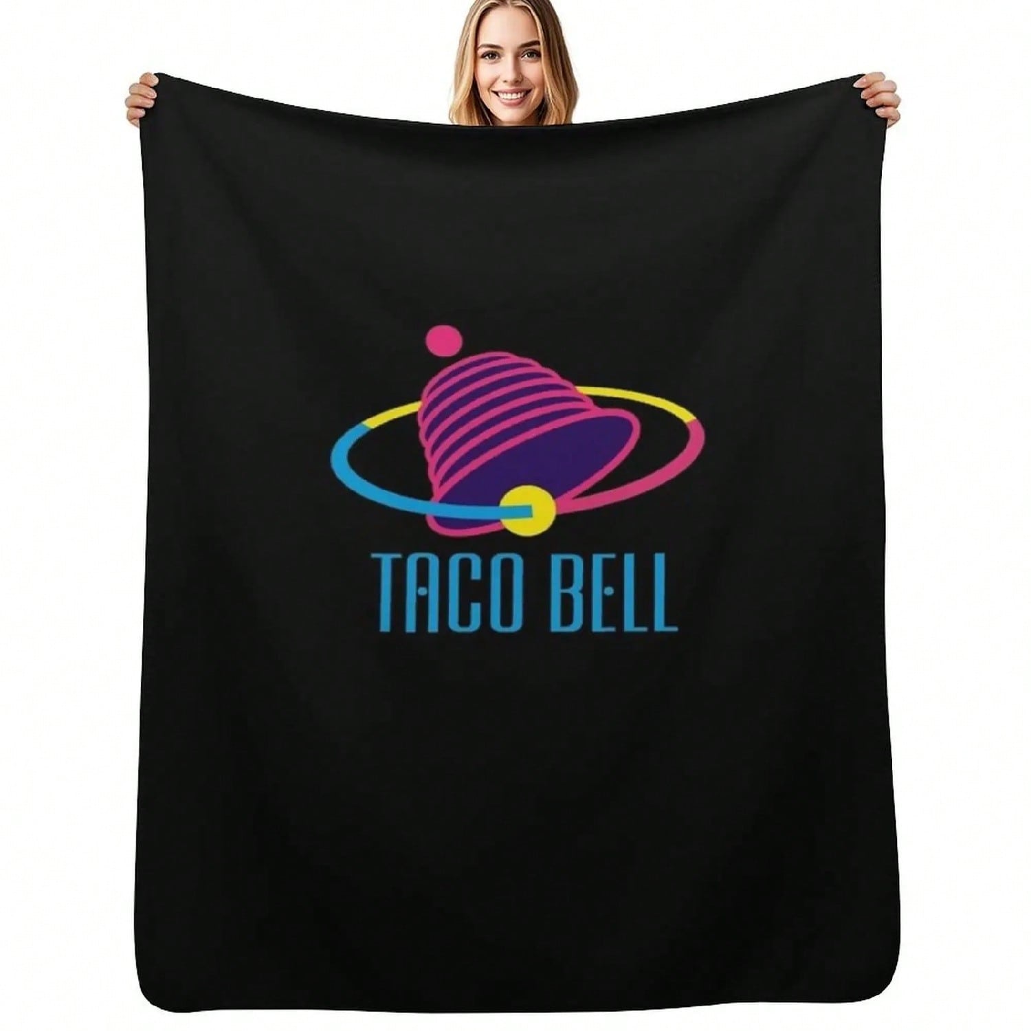 Taco Bell Classic T-Shirt Throw Blanket Camping Sofas Blankets S разноцветный