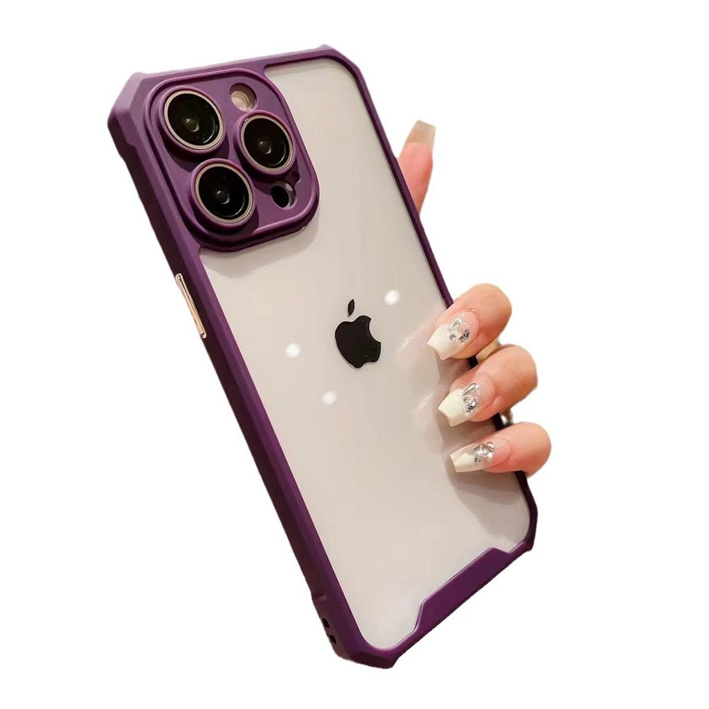 Vier-Ecken-Airbag Anti-Drop, Geeignet für IPhone 15, IPhone14, Acryl 13, Pro Max, Transparent 12