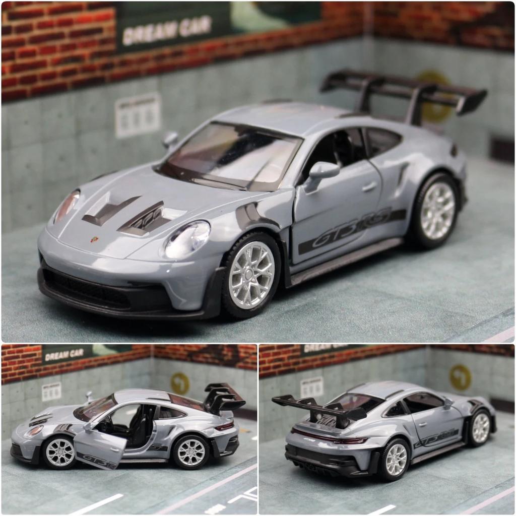 Jbcp5 1:36 Porsche 911 992 GT3 RS Leichtmetall-Rennwagenmodell Diecast Metallspielzeug Sportwagenmodell Hohe Simulation Sammlerstück Kindergeschenk