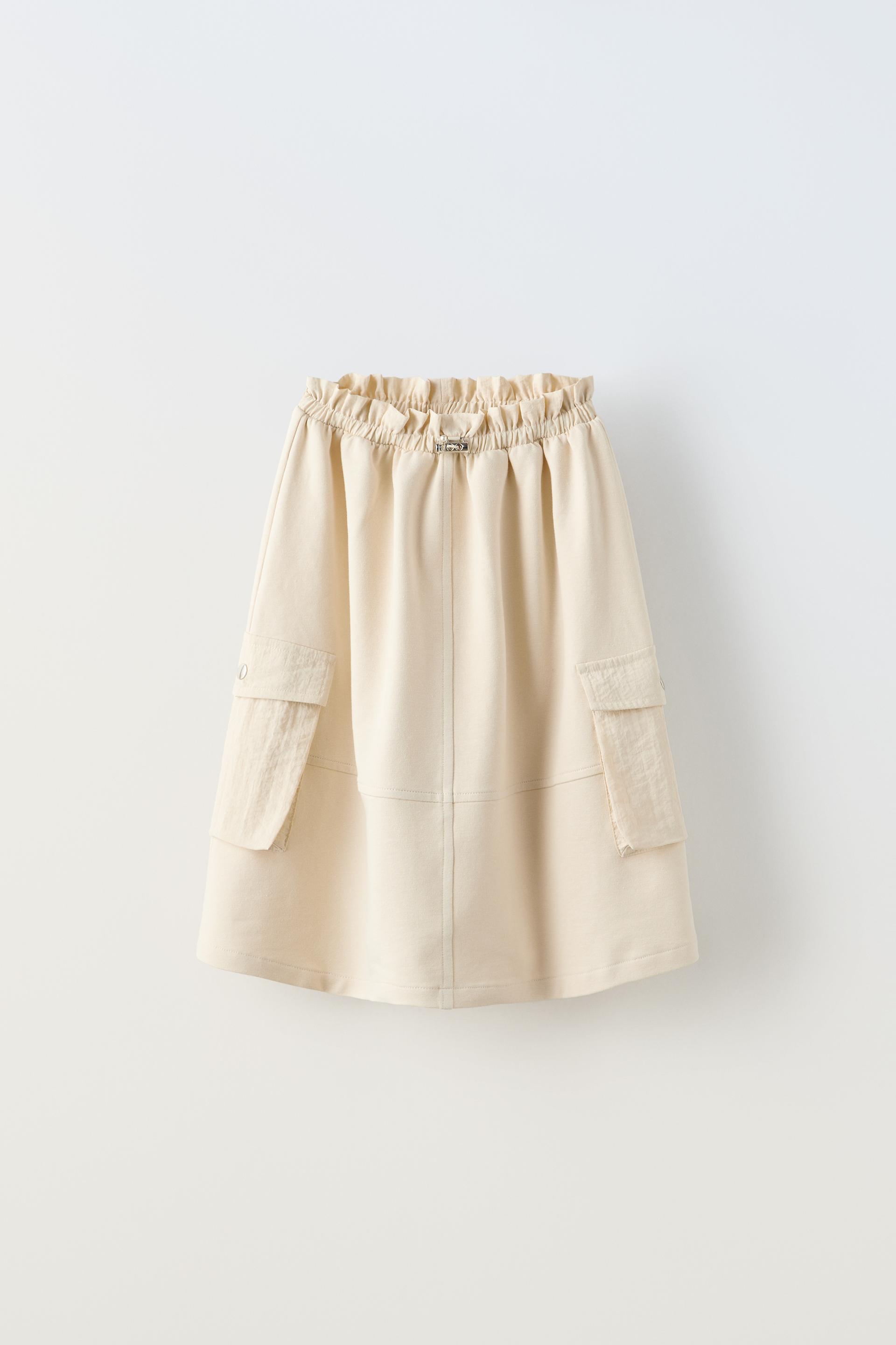 

ЮБКА-КАРГО С КОМБИНИРОВАННЫМИ КАРМАНАМИ