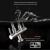 Stainless Steel Double Head Sink Tap 2-In-1 Multifunction Pillar Mounted Tap Convenient 360° Rotate Flexible Faucet