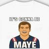 Zabawna Koszulka Młodzieżowa Drake Maye Będzie Maj Maye Patriots New England Koszulka Dziecięca Unisex