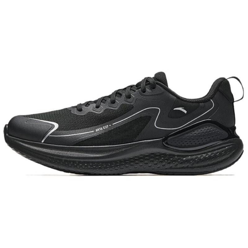 Anta Cloud Bounce men low-top cushioned casual running shoes black 912535537-3 42.5