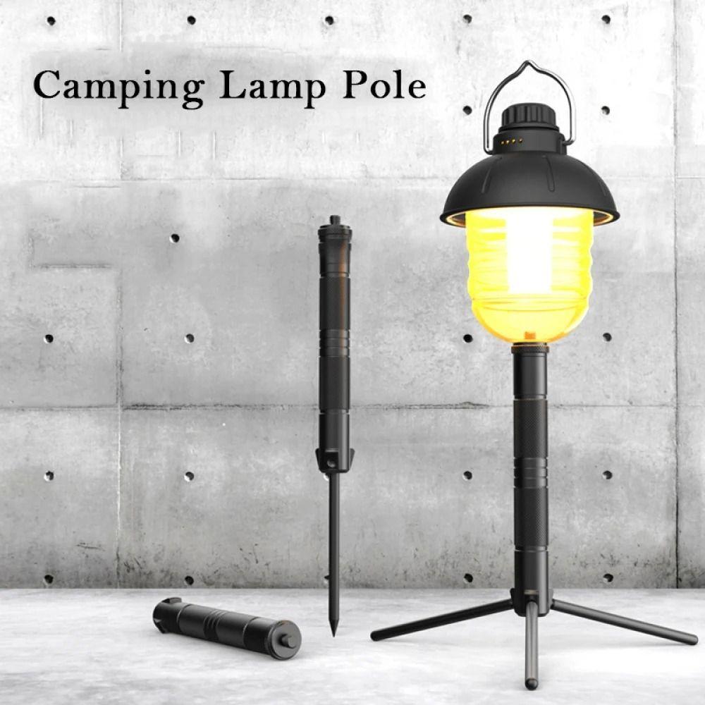 Foldable Lantern Stand Portable Live Broadcast Tripod Phone Tripod Stand  Fishing Lights
