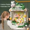 Cartoon Claw Game Machine Rabbit Automatic Doll Machine Toy For Kids Coin Operated Play Game Claw Crane Machines Children Toys