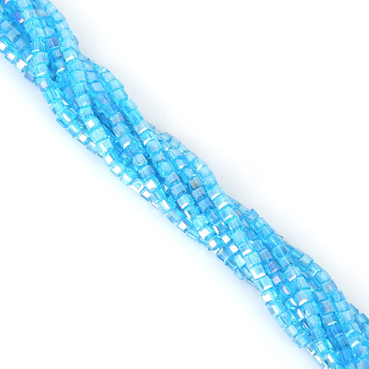 

Хрустальные стеклянные бусины квадратные свободные бусины-разделители для изготовления ювелирных изделий своими руками, браслетов и ожерелий