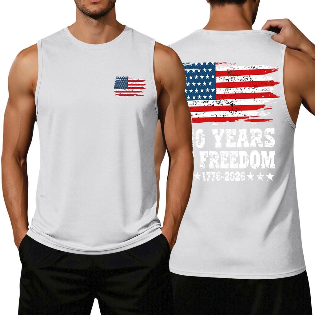 Camisas Patrióticas para Hombre del 4 de Julio USA Camisetas sin Mangas Musculares