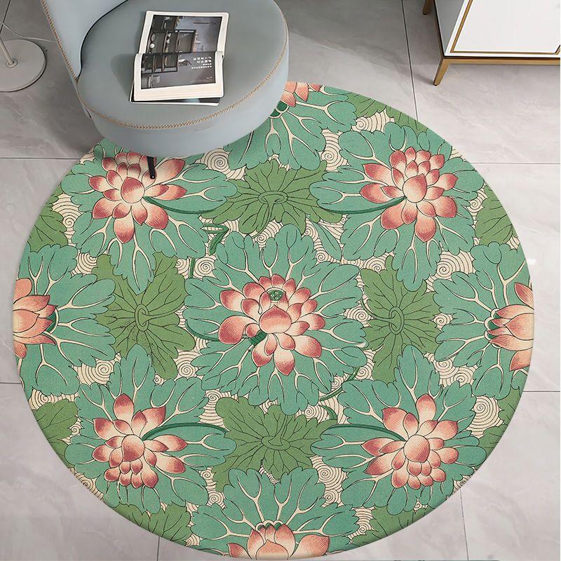 Round Carpet for Living Room Bed Room Floor Carpets Home Decor 3D Printed Rugs Anti-slip Mat
