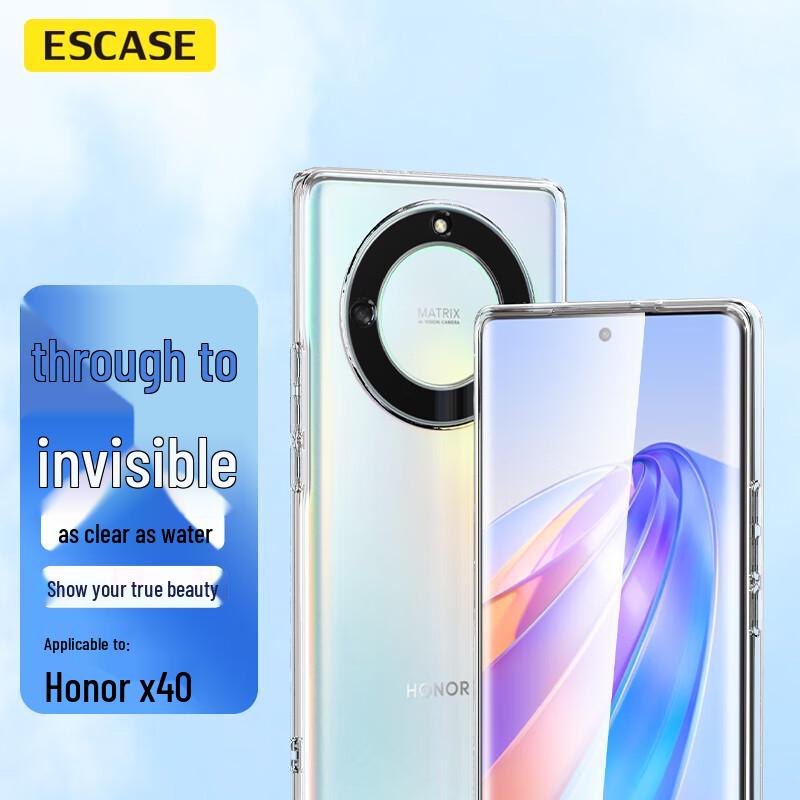 ESCASE Clear Soft TPU Phone Case for HONOR X40