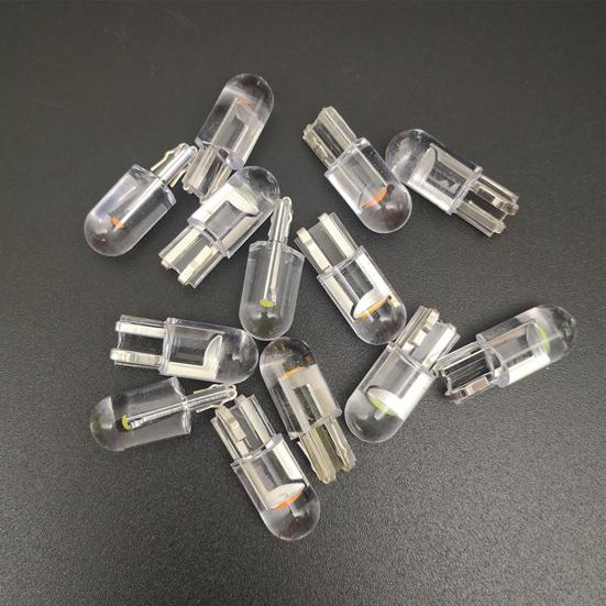 10Pcs T10 License Plate Lamp High Brightness Universal Waterproof 12V COB Auto LED Instrument Lamp for Turn Light