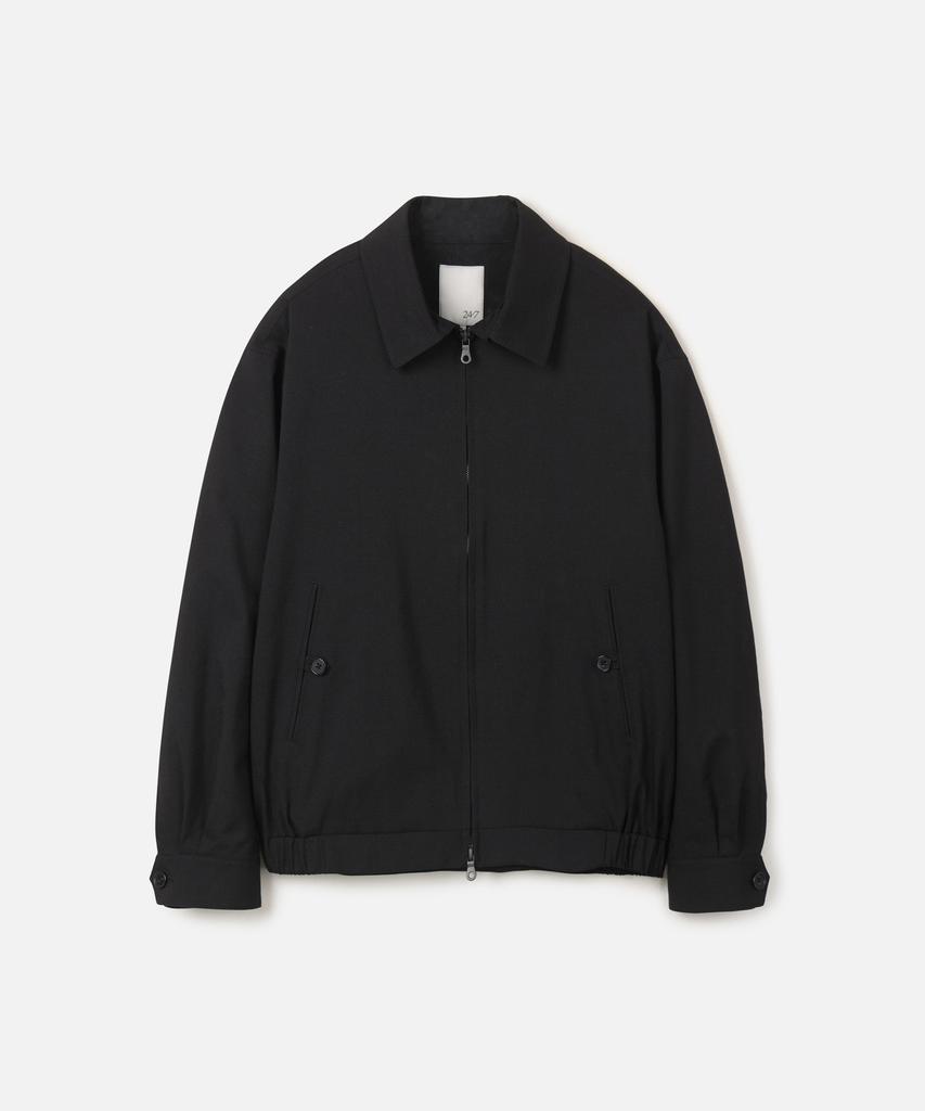 247Series Swing-Top Wool Tailored Blouson Black