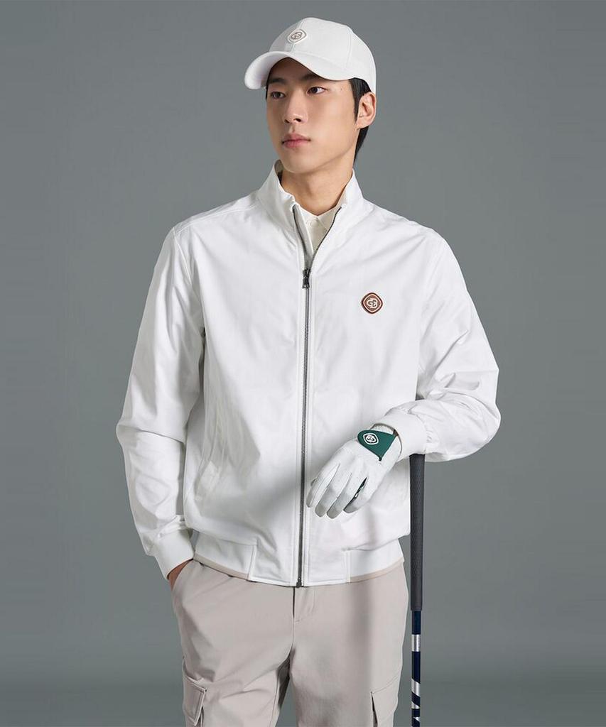 Beanpole Golf Men'S Spring Blouson Jumper White