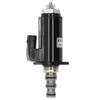 Hydraulic Pump Solenoid Valve Alloy Steel Excavator Solenoid Valve Replacement for KOBELCO SK200 8