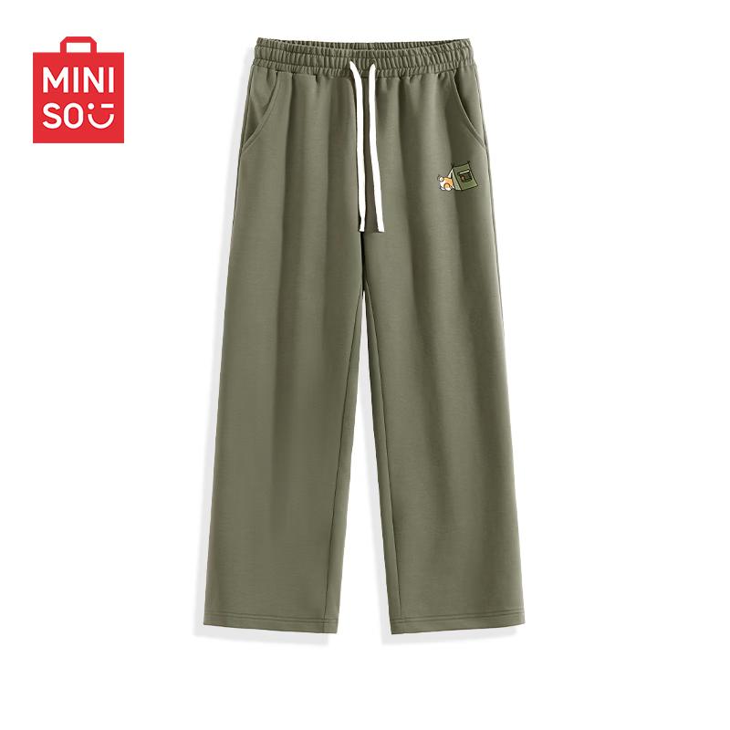 MINISO Herren Casual Straight-Leg Hose
