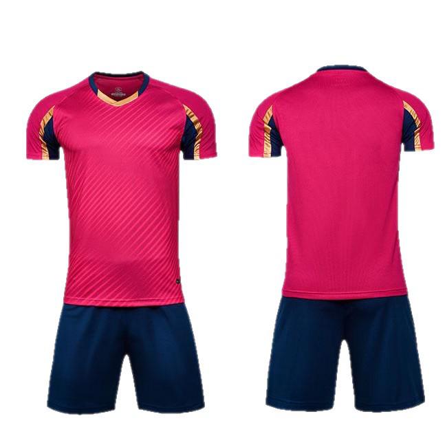 Unisex bedruckter Fußballteam-Trainingsanzug - für Erwachsene & Kinder, kurzärmelig, atmungsaktives Material