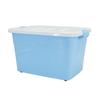 Transparent Heavy-Duty Rolling Storage Bin