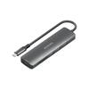 USB Type-C Docking Station Aisens ASUC-6P024-GR- 1xHDMI- 3xUSB- 1xCard Reader- Gray
