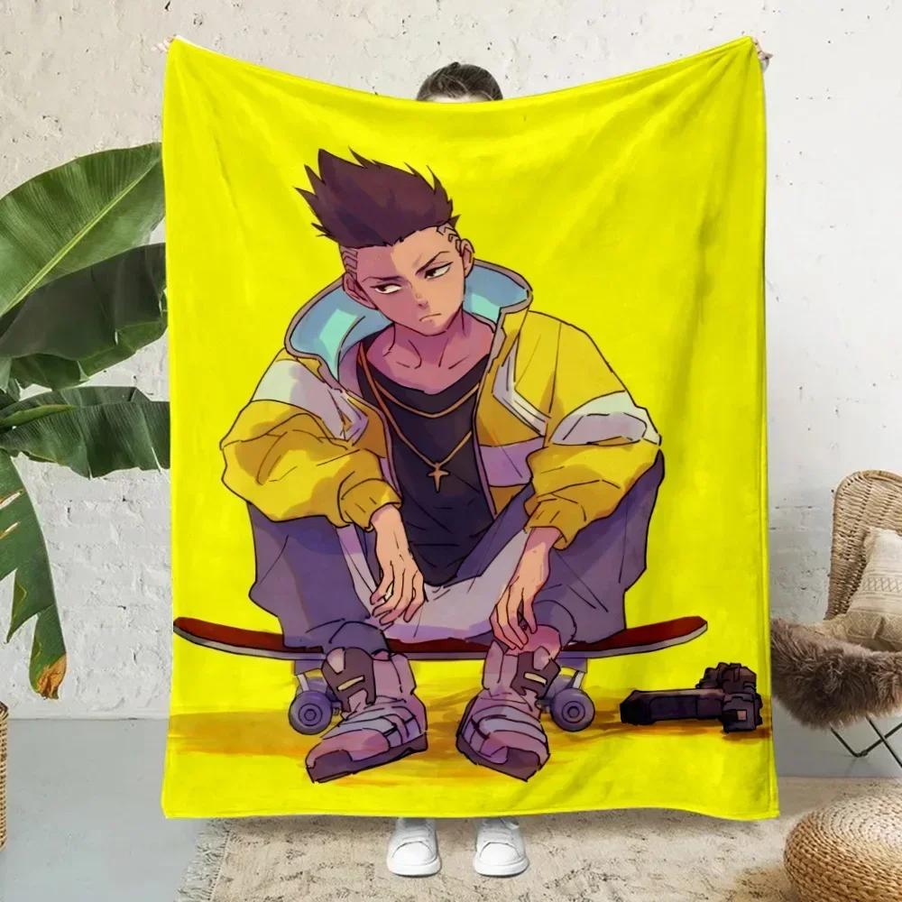 Cute Cartoon Rebecca Printed Picnic Blankets Warm Blanket Soft and Comfortable Blanket C-C-Cyberpunks-Home Travel Birthday Gift