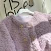 Autumn and Winter Lambskin Coat Korean-style One-piece Fur Lambskin Coat for Women Double-breasted Lambskin Top
