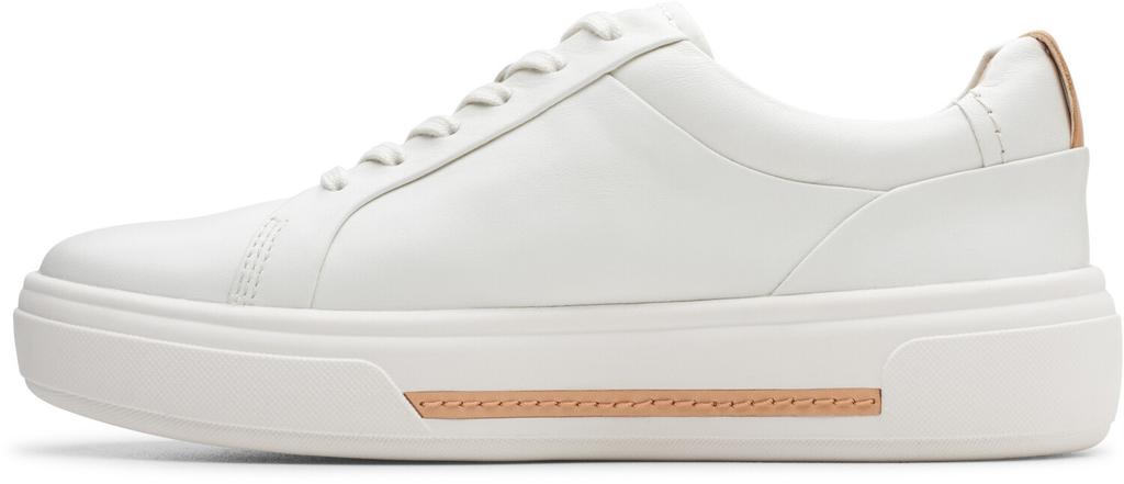 Кроссовки Clarks Womens Hollyhock Walk из белой кожи