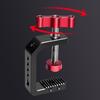 Aluminum Alloy Clamp with 1/4 3/8 Screw Holes for Stable Support of Cameras Lights in Photography Video