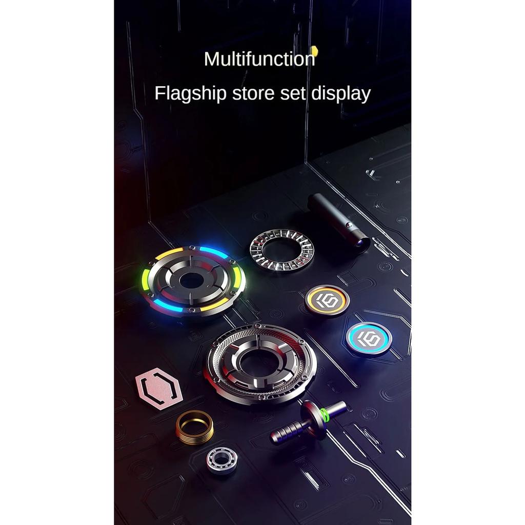 Fidget Spinner Papa Mynttryckarkort Stressavlastningsleksaker Metall Fingertopp Gyroskop Legering Snurra Ovanpå Skrivbord EDC för Vuxna Barn