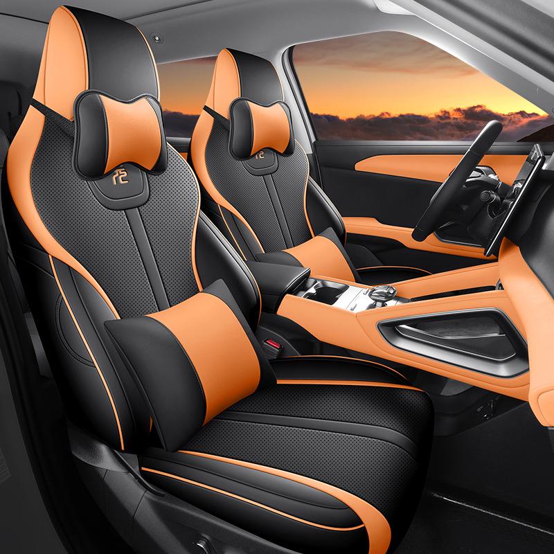 BYD Yuan UP 5-Seater Full Leather Car Seat Cushion, Year-Round Use