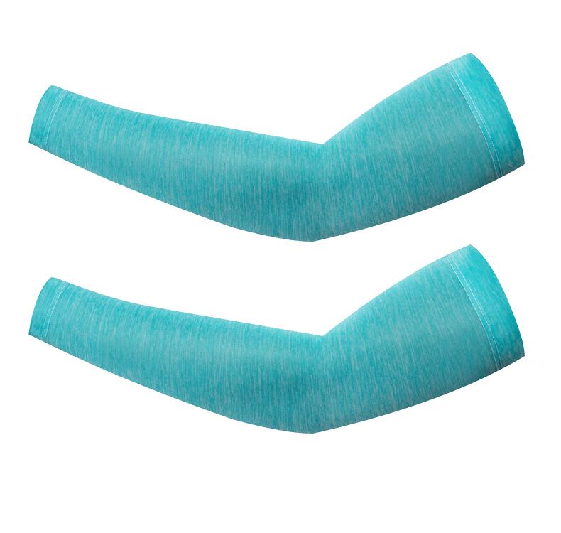 Sun Protection Ice Silk Sleeves: Unisex Summer Driving, Sports, Cycling, and Fishing Sleeves in Solid Colors.