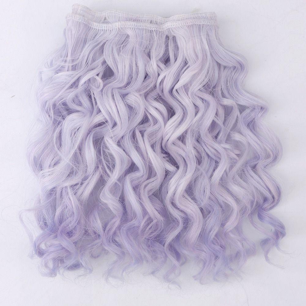 Hochtemperatur-Draht BJD-Puppe Lockiges Haar Imitation Locken Puppenhaar BJD-Perücke DIY DIY-Sachen
