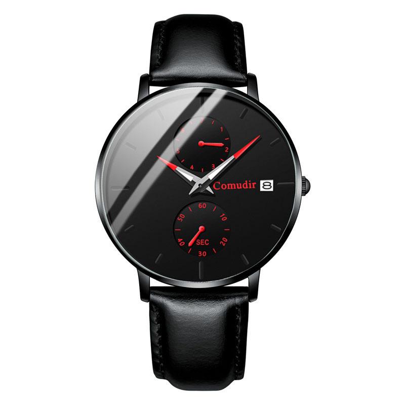 Teenager Ultra-thin Men's Watch Student Fashion Quartz Waterproof Simple Luminous Men's Watch