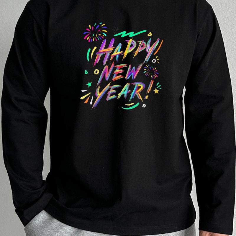 Long Sleeve T-Shirt, Casual Loose Fit, Street XXL чёрный