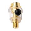1/3pcs Air Line Lubricator Mini In-line Air Tool Oiler 1/4 Inches Inlet & Outlet Metal for Air Compressor Pipe Tool