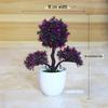 Creative Home Decor: Artificial Bonsai Grass Balls and Mini Cherry Snow Ball Trees