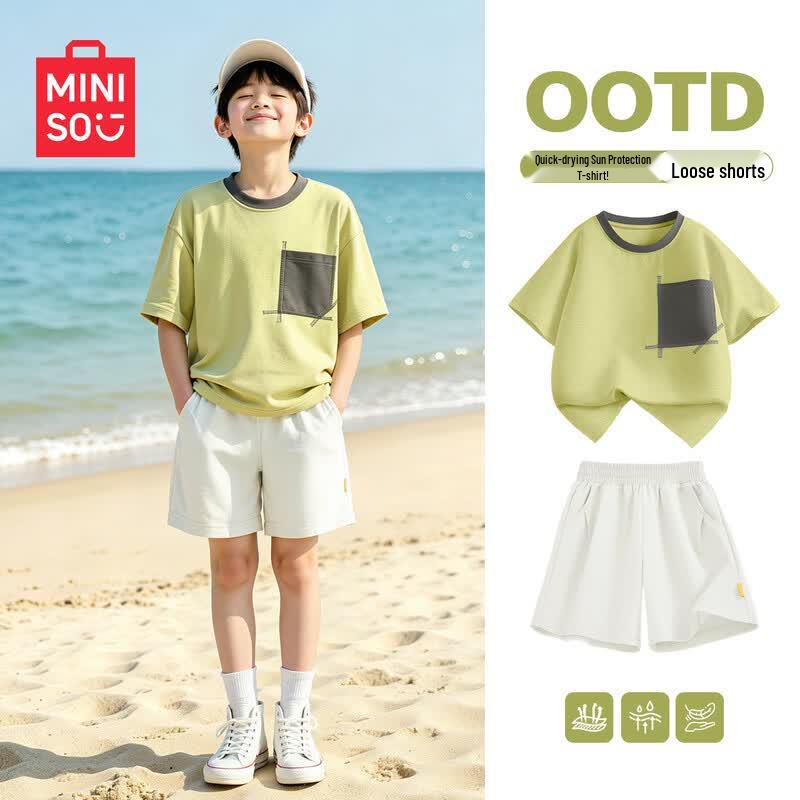 MINISO Kids Trendy Quick-Dry Summer Sport Set 130