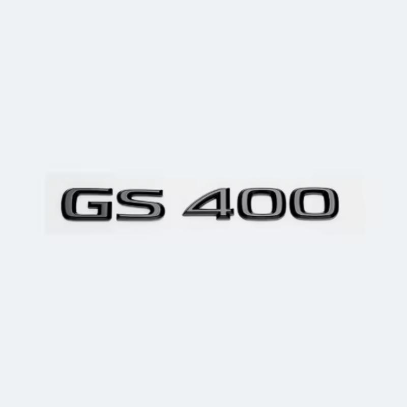 Pro Lexus GS200t GS250 GS300 GS350 GS430 GS460 GS450h HYBRID Logo zadního kufru Lesklá černá Znak ABS Dopis o modernizaci