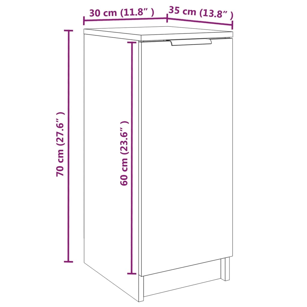 Flur Schuhschrank, Schuhschrank, Schuhschrank mit Türen zur Aufbewahrung, 30x35x70 cm