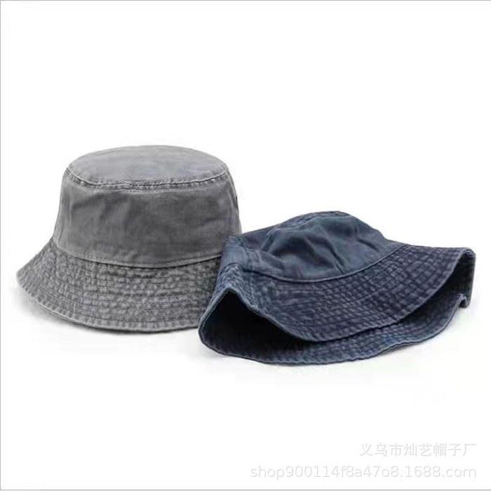 [the largest selection] Washed Cotton Bucket Hat (6 Colors) (Beige)