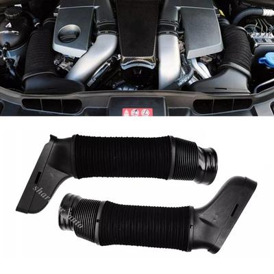1 Pair Black Car Air Intake Hose Left Right Side Fit for Benz C300/C350/E350 2720903582 2720903682