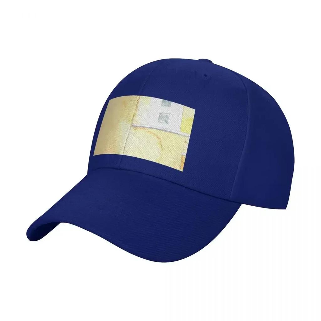The Happy Yellow House' Baseball Cap Sports Cap Rave Brand Man cap summer hat Golf Wear Men Women's