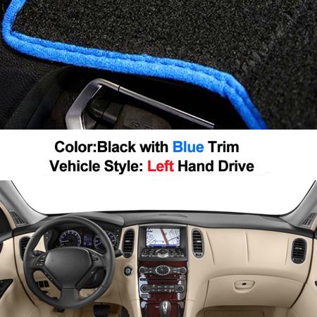 Car Dashboard Cover Dash Mat Carpet Cape For Infiniti QX50 1st Generation J50 2013 - 2017 Auto Protector Pad Sunshade 2015 2016