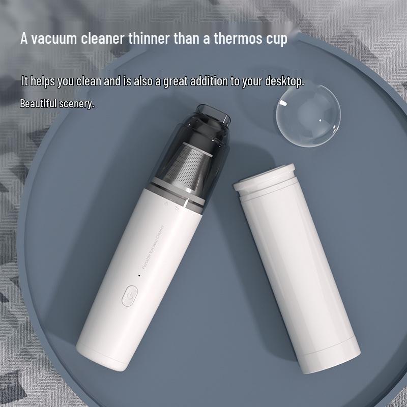 Wireless Handheld Car Vacuum Cleaner - Powerful Mini Suction & Blowing