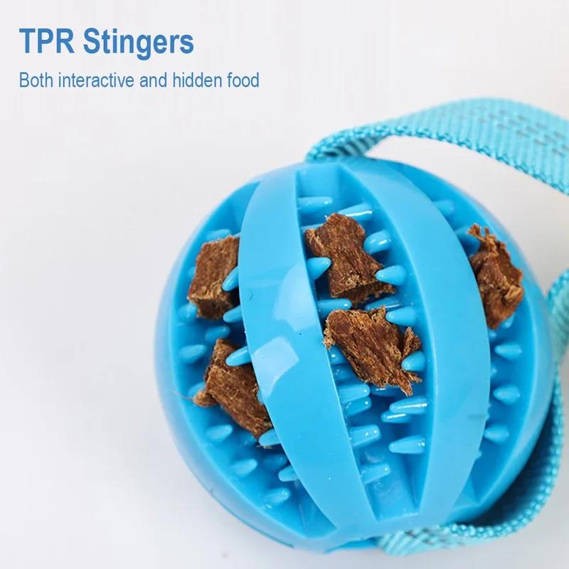 Durable Interactive Dog Toy for Medium Large Dogs Colorful Bite Rope Tug Toy with Hidden Food Compartment Long Lasting Wear
